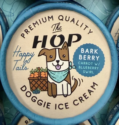 The Hop Bark Berry Doggie Ice Cream